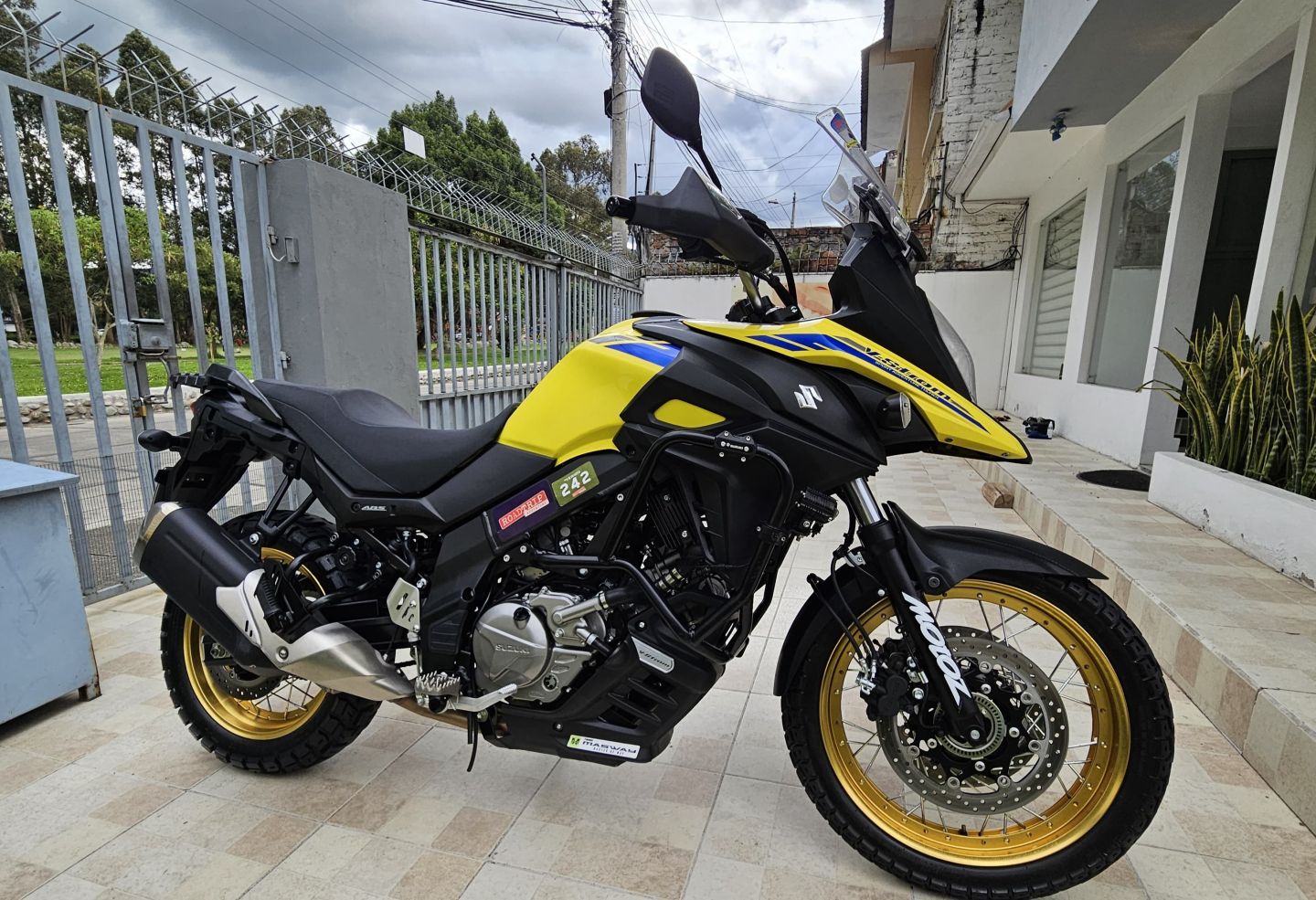 Suzuki V-Strom DL650XT Motorcycle Rental in Quito Ecuador South America